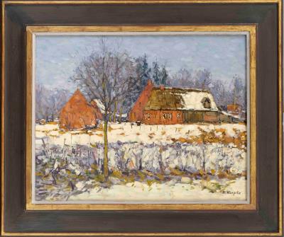 Snowy Landscape in Frankenburg