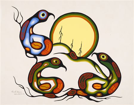 Untitled by Goyce Kakegamic - Auction record, sale price, and art valuation. Compare with similar artists and explore comparable artworks.
