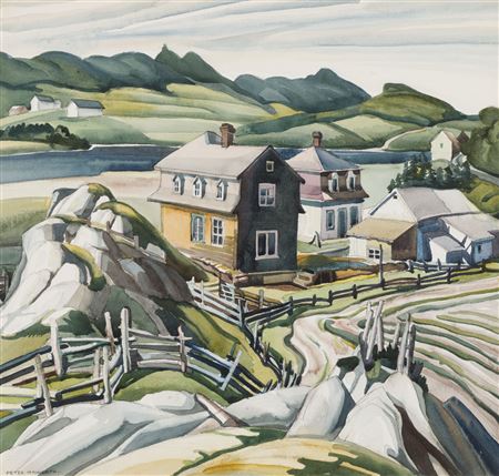 Murray River Valley, QC #1 by Peter Haworth - Auction record, sale price, and art valuation. Compare with similar artists and explore comparable artworks.
