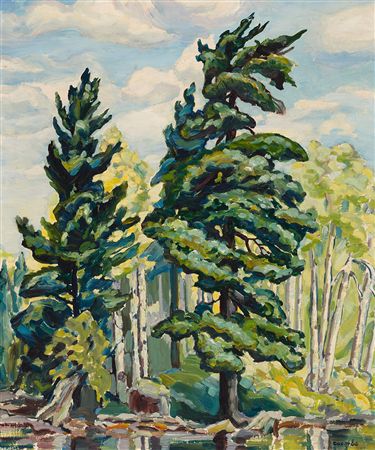 Pines Near the Narrows by Edith Coombs - Auction record, sale price, and art valuation. Compare with similar artists and explore comparable artworks.