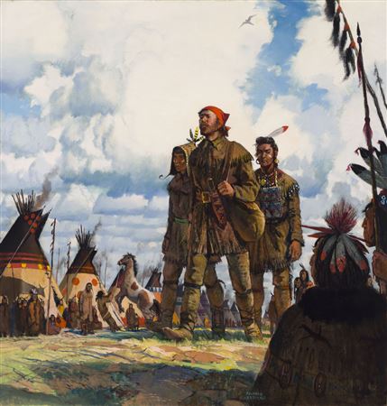 Anthony Henday Enters the Blackfoot Camp