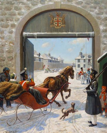 Troops at Upper Fort Garry, 1846–48
