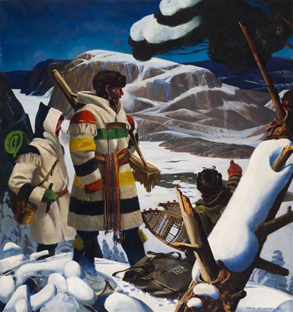 Sample artwork by Charles Comfort (1900 - 1994), known for landscape and mural painting, illustration, printmaking, teaching - View similar artists and auction records