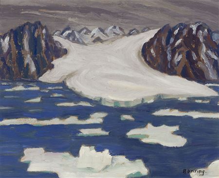 Glacier Off South Shore of Bylot