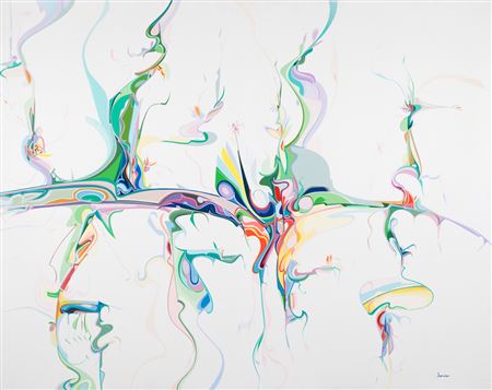 Good Wind by Alex Simeon Janvier - Auction record, sale price, and art valuation. Compare with similar artists and explore comparable artworks.