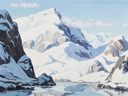 Parc National, Auyuittuq, B.I., N.W.T. by St Gilles - Auction record, sale price, and art valuation. Compare with similar artists and explore comparable artworks.