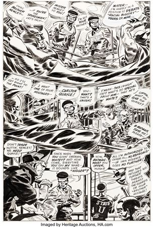 Frank Robbins Detective Comics #421 Batman Story Page 8 Original Art (DC, 1972)