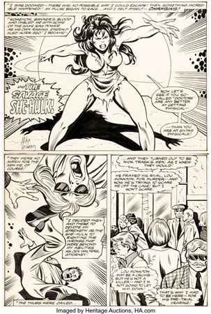 Mike Vosburg and Chic Stone The Savage She-Hulk #2 Story Page 3 Original Art (Marvel, 1980)