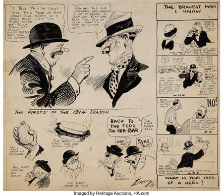 Its a Great Old Game, New York Herald-Tribune by Clare Briggs - Auction record, sale price, and art valuation. Compare with similar artists and explore comparable artworks.