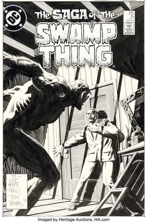 Sample artwork by Tom Yeates (Born 1955), known for comic strip illustrator - View similar artists and auction records