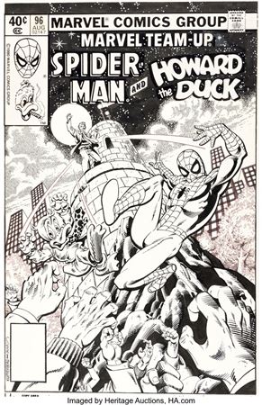Sample artwork by Alan Kupperberg (Born 1953), known for comic illustration - View similar artists and auction records