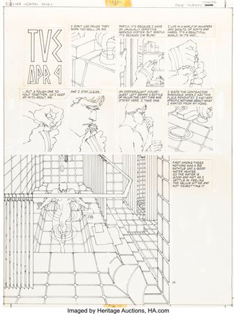 Frank Miller Elektra Lives Again Story Page 32 Original Art (Marvel/Epic, 1990)