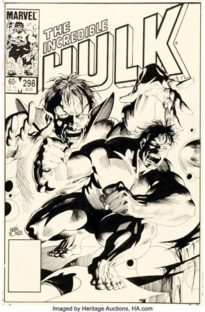Kevin Nowlan The Incredible Hulk #298 Cover Original Art (Marvel, 1984) by Kevin Nowlan - Auction record, sale price, and art valuation. Compare with similar artists and explore comparable artworks.