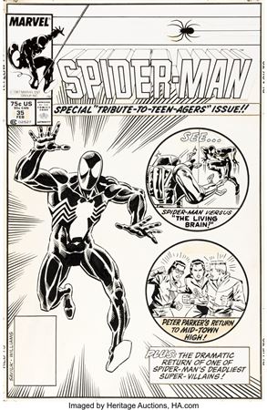 Alex Saviuk and Keith Williams Web of Spider-Man #35 Cover Original Art (Marvel, 1988) by Alex Saviuk - Auction record, sale price, and art valuation. Compare with similar artists and explore comparable artworks.