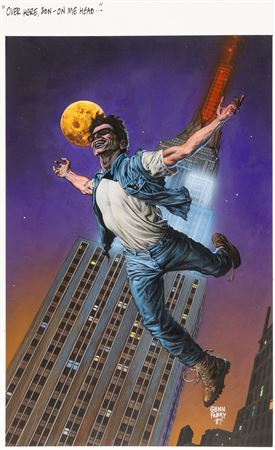 Glenn Fabry Preacher #26 Cover Painting Original Art (DC, 1997)