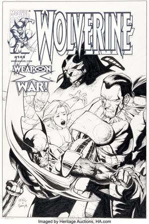 Sample artwork by Leinil Yu (21st Century), known for comics - View similar artists and auction records