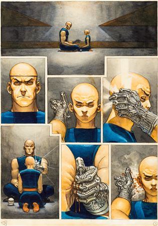 Juan Giménez Metabarons #1 Story Page 3 The Initiation of the Meta-Warrior Original Art (Les Humanoïdes Associés, 1992)