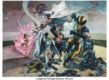 Simone Bianchi Gli Incredibili X-Men #418 Variant Cover Original Art (Marvel/Panini, 2024)