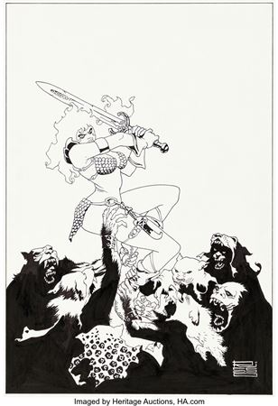 Sample artwork by Eduardo Risso (Born 1959), known for comics - View similar artists and auction records