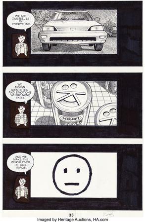 Scott McCloud Understanding Comics Story Page 33 Original Art (Tundra Publishing, 1993) by Scott McCloud - Auction record, sale price, and art valuation. Compare with similar artists and explore comparable artworks.