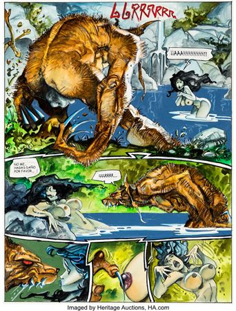 Alfonso Azpiri Xecuencias, La Bestia Story Page 43 Original Art (Dibbuks, 2006) by Alphonso Azpiri - Auction record, sale price, and art valuation. Compare with similar artists and explore comparable artworks.