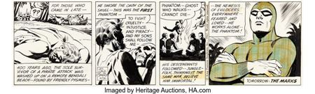 Sy Barry The Phantom Daily Comic Strip Original Art dated 6-26-67 (King Features Syndicate, 1967)