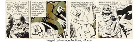Sy Barry The Phantom Daily Comic Strip Original Art dated 2-26-69 (King Features Syndicate, 1969)