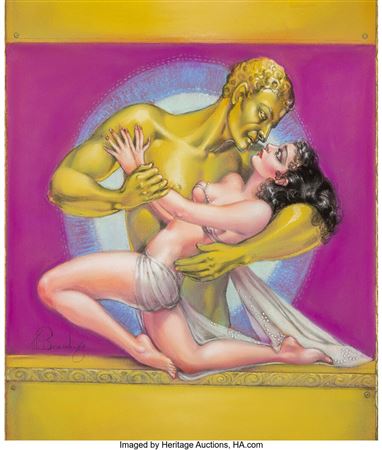 The Carnal God, Weird Tales pulp magazine cover