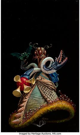 The Colour Out of Space paperback cover by Rowena Morrill - Auction record, sale price, and art valuation. Compare with similar artists and explore comparable artworks.