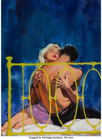 Rooming House paperback cover by Victor Kalin - Auction record, sale price, and art valuation. Compare with similar artists and explore comparable artworks.