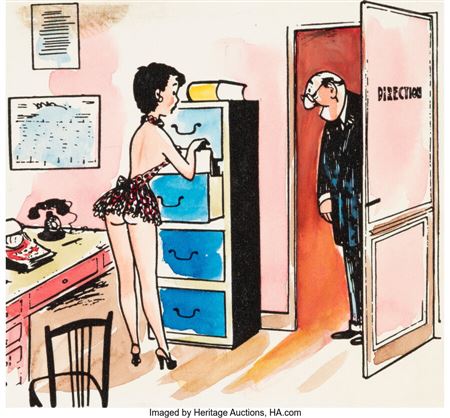 Vacation's Over, Playboy cartoon by Jean Bellus - Auction record, sale price, and art valuation. Compare with similar artists and explore comparable artworks.