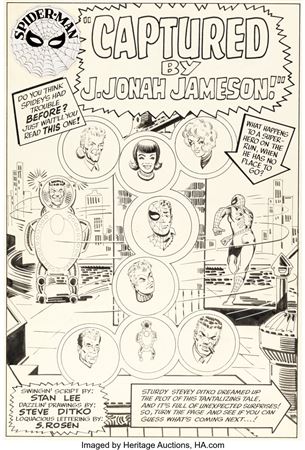 The Amazing Spider-Man #25 Splash Page 1 Original Art (Marvel, 1965)