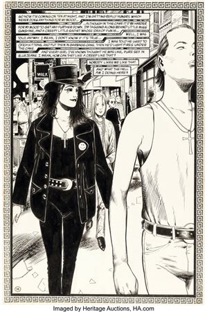 Death: The High Cost of Living #2 Splash Page 18 Original Art (DC/Vertigo, 1993) by Chris Bachalo - Auction record, sale price, and art valuation. Compare with similar artists and explore comparable artworks.