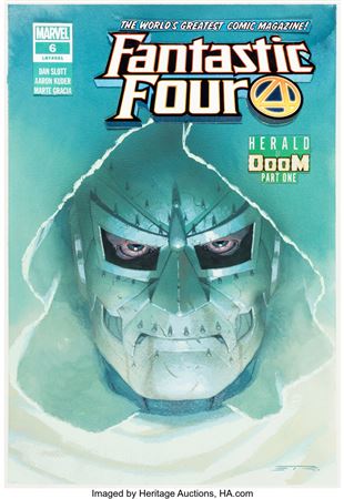 Fantastic Four #6 Doctor Doom Cover Original Art (Marvel, 2019)