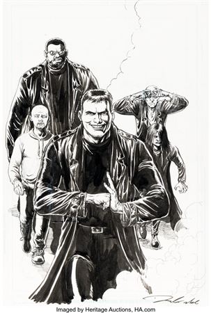 The Boys #5 Splash Page 22 Original Art (DC/WildStorm, 2007)