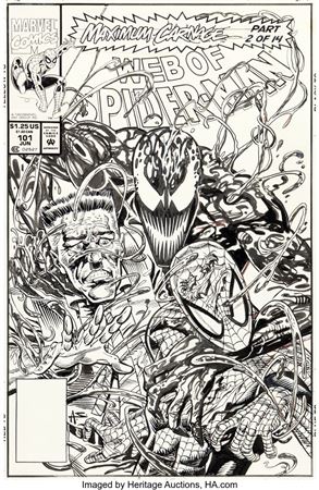 Sample artwork by Alex Saviuk (Born 1953), known for comics - View similar artists and auction records