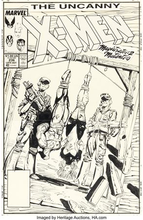 Sample artwork by Marc Silvestri (Born 1958), known for comic illustration - View similar artists and auction records