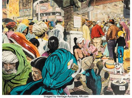 Jonny Quest Classics #2 Wraparound Cover Painting Original Art (Comico, 1987) by Doug Wildey - Auction record, sale price, and art valuation. Compare with similar artists and explore comparable artworks.