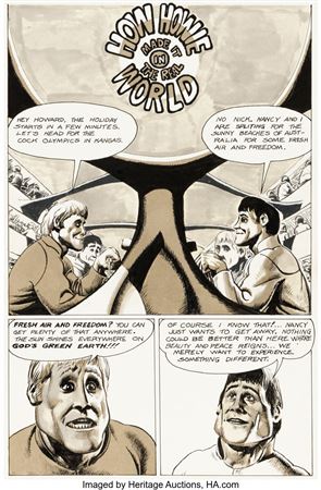 Slow Death #2 Complete 8-Page Story Original Art and Signed Letter (Last Gasp, 1970) by Richard Corben - Auction record, sale price, and art valuation. Compare with similar artists and explore comparable artworks.