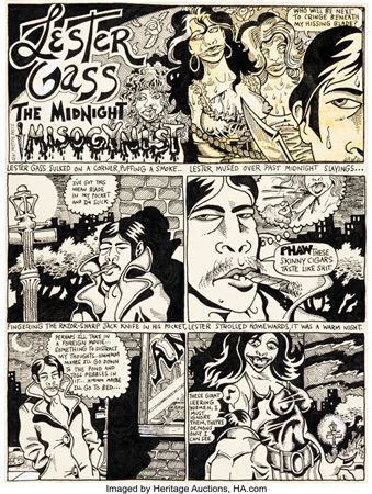 ZAP Comix #5 Complete 4-Page Story Original Art (The Print Mint Inc., 1970)