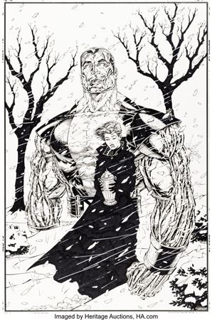 Sample artwork by Ian Churchill (Born 1969), known for comic-book illustrator - View similar artists and auction records