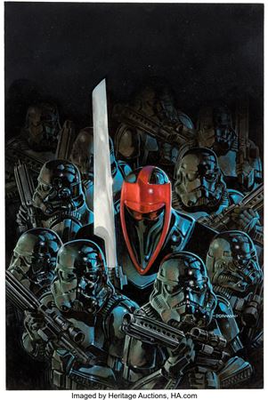 Star Wars: Crimson Empire #5 Cover Original Art (Dark Horse, 1998)