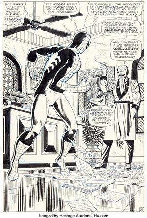 The Amazing Spider-Man Annual #5 Splash Page 21 Original Art (Marvel, 1968)