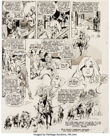 Sample artwork by Esteban Maroto (Born 1942), known for illustration, fantasy - View similar artists and auction records