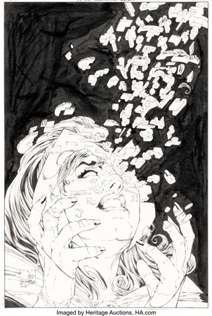 House of M #1 Variant Cover and Preliminary Original Art (Marvel, 2005)