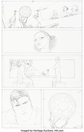All-Star Superman #4 Story Page 10 Pencils Original Art (DC, 2006)