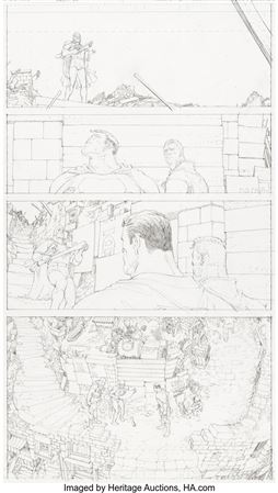 All-Star Superman #8 Story Page 4 Pencils Original Art (DC, 2007)