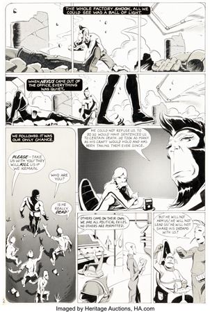 Nexus #1 Story Page 22 Original Art (Capital Comics, 1981)