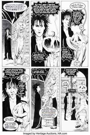 Sandman #46 Story Page 17 Original Art (DC, 1993)
