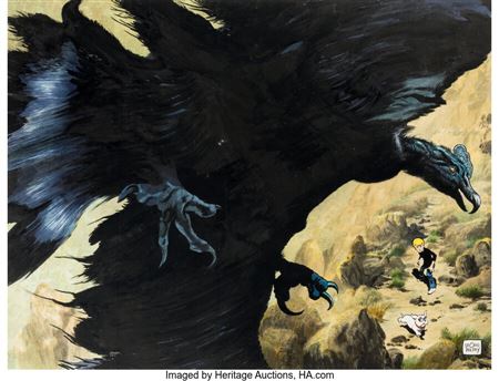 Classics #1 Wraparound Cover Painting Original Art (Comico, 1987)